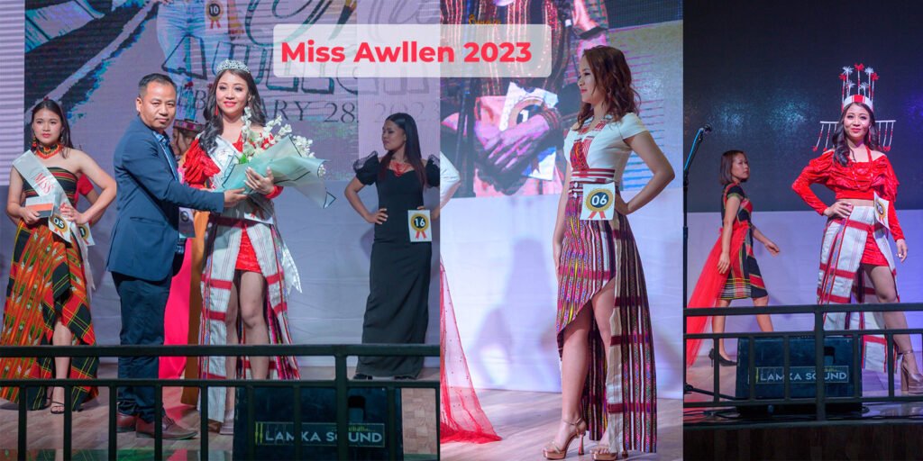 Elizabeth Chinglunniang Vaiphei was crowned Miss Awllen Winner 2023 at grand finale of the Miss Awllen pageant held in Lamka getinlamka.com